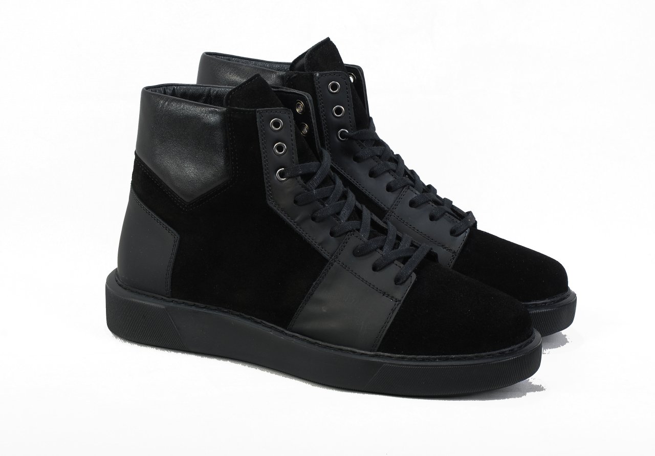 4234 SİYAH GİZLİ TOPUKLU SPOR BOT