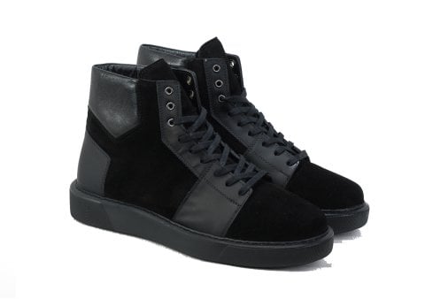 4234 SİYAH GİZLİ TOPUKLU SPOR BOT