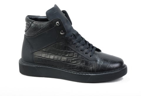4222 KROKODİL GİZLİ TOPUKLU BOY UZATAN SNEAKER