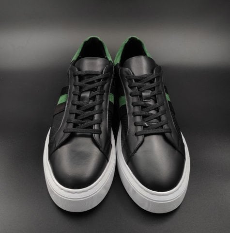 3854 SİYAH GİZLİ TOPUKLU BOY UZATAN SPOR AYAKKABI