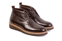 Üç Bağlı Antik Kahve Gizli Topuklu Bot