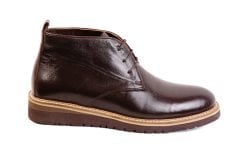 Üç Bağlı Antik Kahve Gizli Topuklu Bot