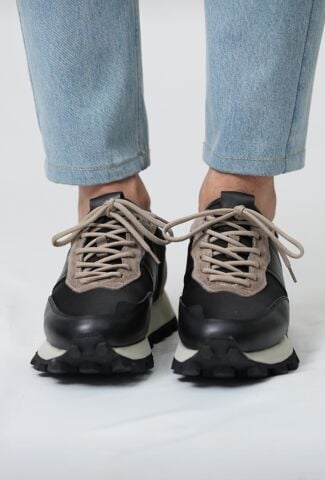 2020 SİYAH-KUM ALİ MERCAN GİZLİ TOPUKLU BOY UZATAN AYAKKABI