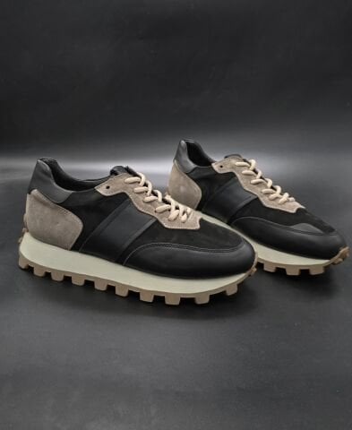 2020 SİYAH-KUM ALİ MERCAN GİZLİ TOPUKLU BOY UZATAN AYAKKABI