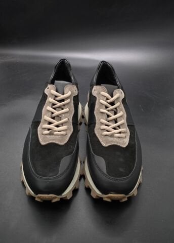 2020 SİYAH-KUM ALİ MERCAN GİZLİ TOPUKLU BOY UZATAN AYAKKABI