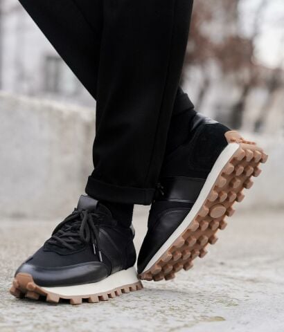 ALİ MERCAN PREMİUM 2020 SİYAH YÜKSEK TABAN BOY UZATAN AYAKKABI