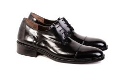 Açma Deri M Yaka Maskeretli 7270 Gizli Topuk Damat Ayakkabısı