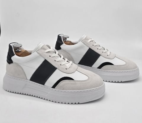 303 BEYAZ GİZLİ TOPUKLU BOY UZATAN SNEAKER