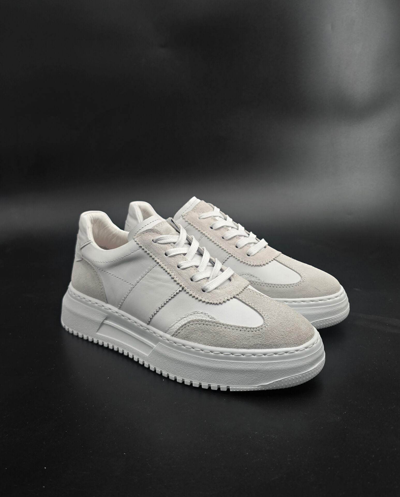 303 BEYAZ GİZLİ TOPUKLU BOY UZATAN SNEAKER