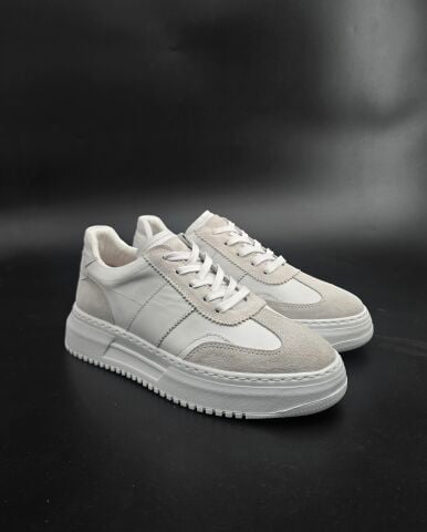 303 BEYAZ GİZLİ TOPUKLU BOY UZATAN SNEAKER