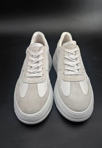303 BEYAZ GİZLİ TOPUKLU BOY UZATAN SNEAKER