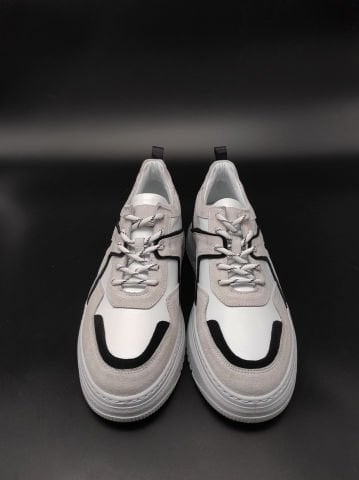 ALİ MERCAN PREMİUM BEYAZ YÜKSEK TABAN BOY UZATAN AYAKKABI