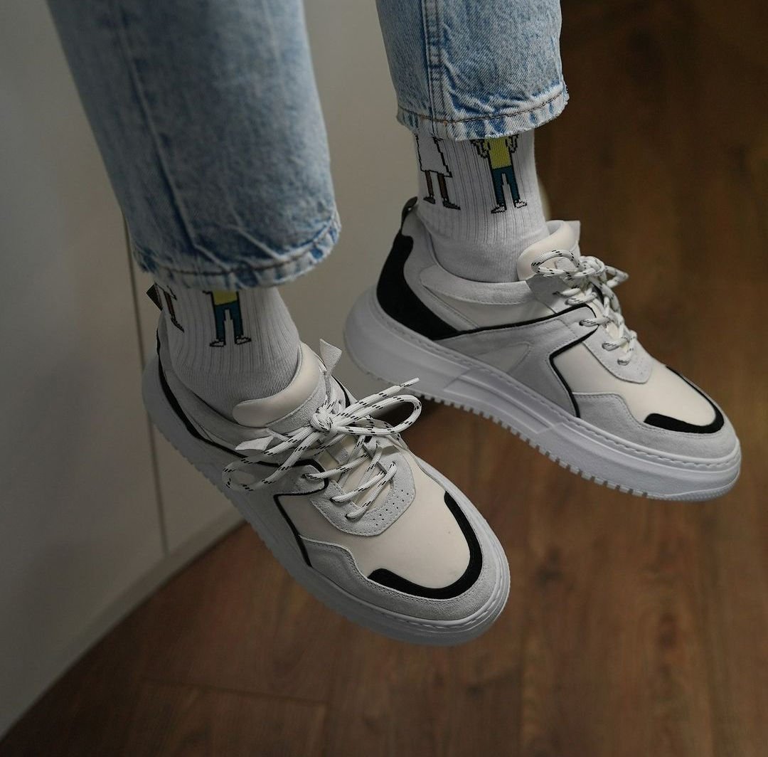 ALİ MERCAN PREMİUM BEYAZ YÜKSEK TABAN BOY UZATAN AYAKKABI