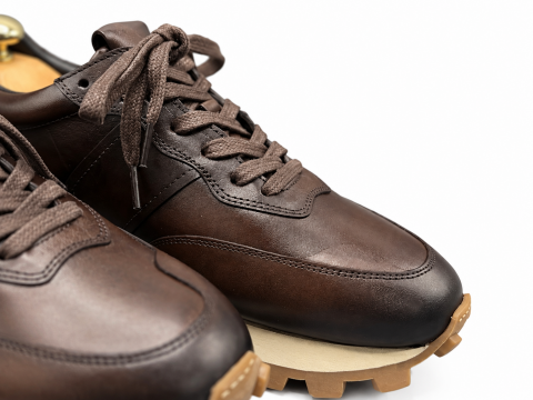 7632 BROWN ALCOHOL GİZLİ TOPUKLU BOY UZATAN SPOR AYAKKABI