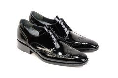 Oxford Rugan Zımbalı 6801 Boy Uzatan Damat Ayakkabı 35 - +7 CM
