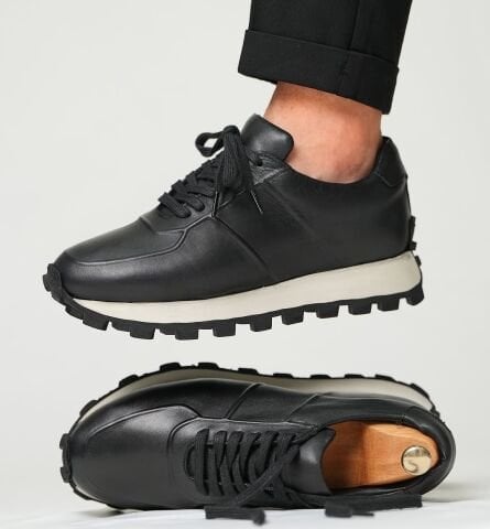 7632  DERİ GİZLİ TOPUKLU SPOR AYAKKABI