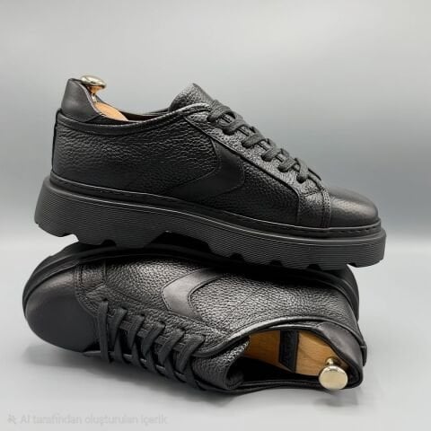 9922  DERİ GİZLİ TOPUKLU SPOR AYAKKABI