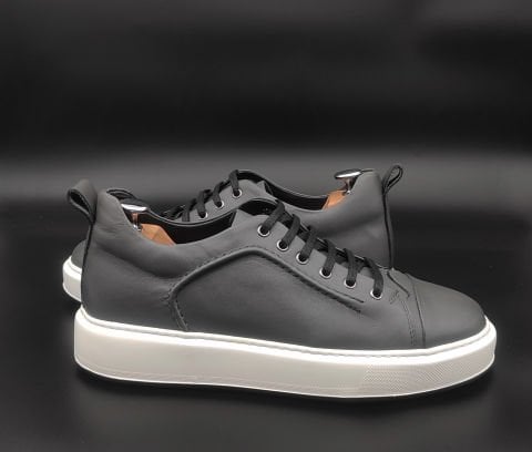 4333 ANTRASİT GRİ GİZLİ TOPUKLU BOYU UZATAN SPOR AYAKKABI