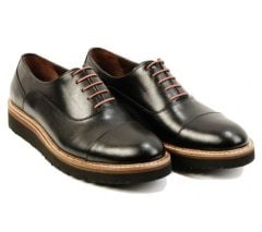 Siyah Çarik Maskeretli Eva Boy Uzatan Ayakkabı