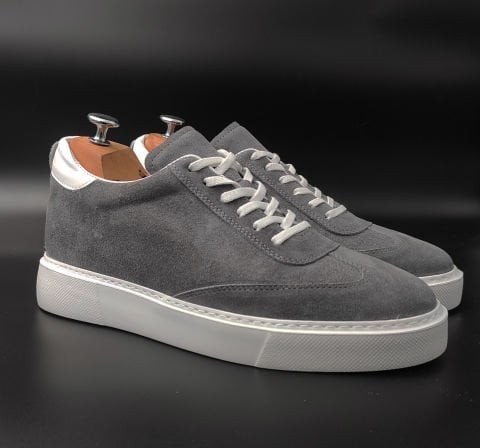 Tasarım Gri̇ Boy Uzatan Gi̇zli̇ Topuklu Ayakkabı