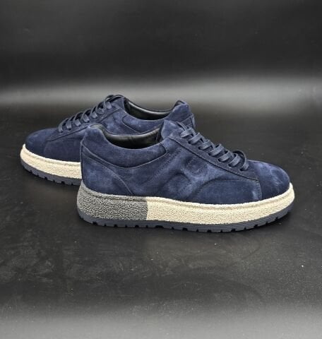 5115  NAVYBLUE  DESİNG GİZLİ TOPUKLU BOYU UZATAN AYAKKABI