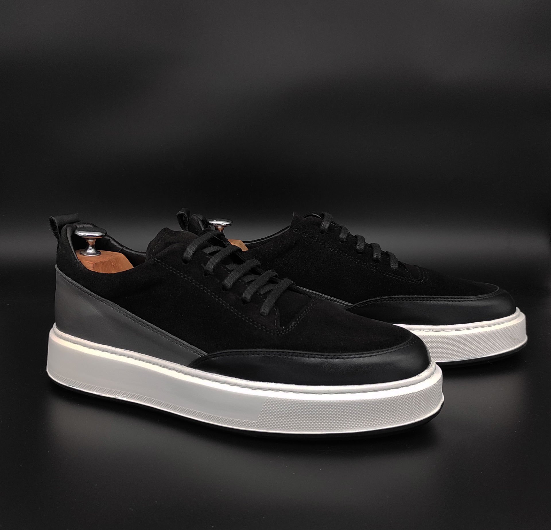 9546 SİYAH SÜET ARAJMAN BOYU UZATAN AYAKKABI