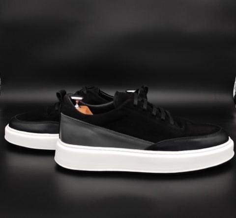 9546 SİYAH SÜET ARAJMAN BOYU UZATAN AYAKKABI