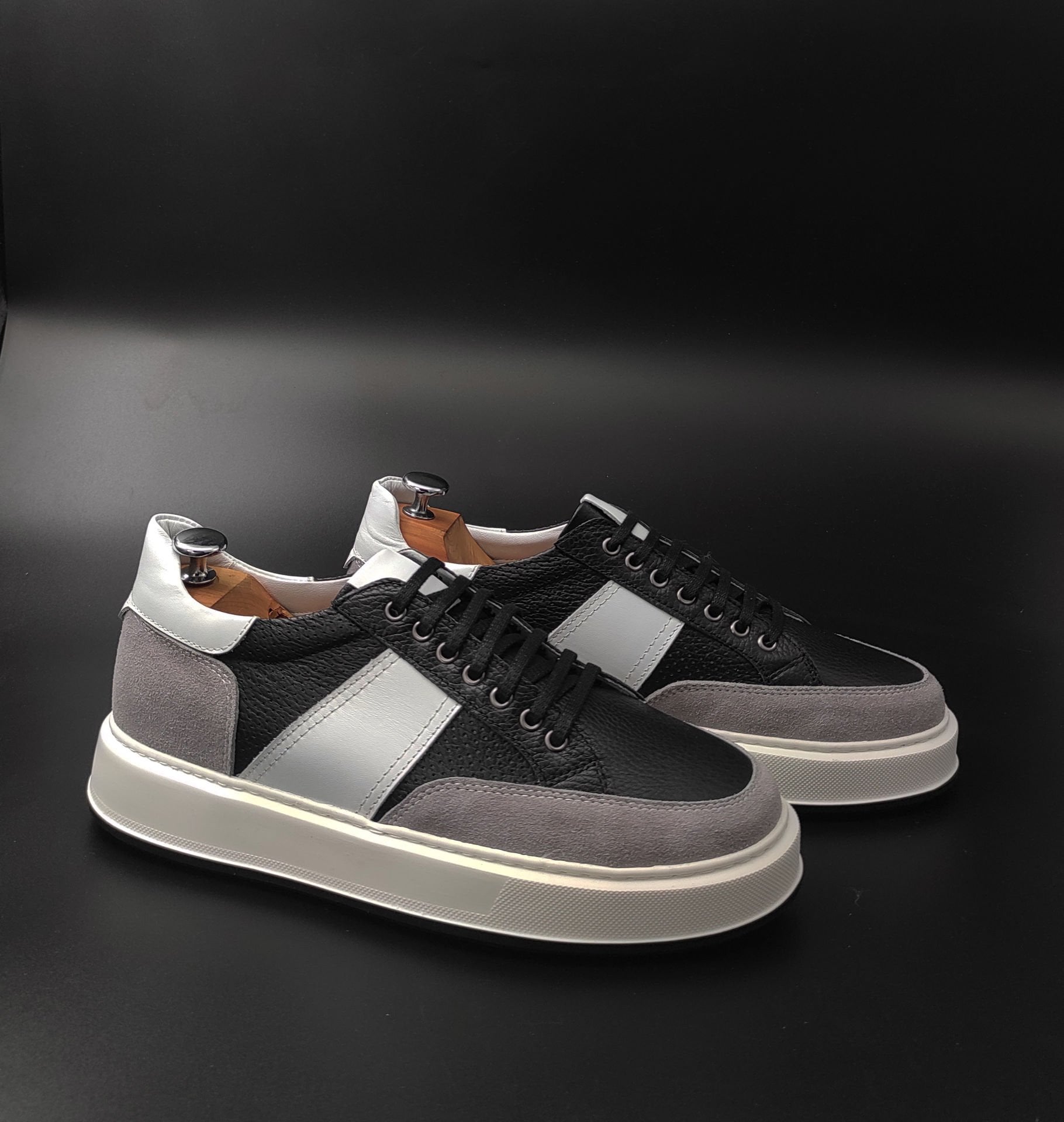 6699 GİZLİ TOPUKLU BOY UZATAN YÜKSEK TABAN SNEAKER AYAKKABI