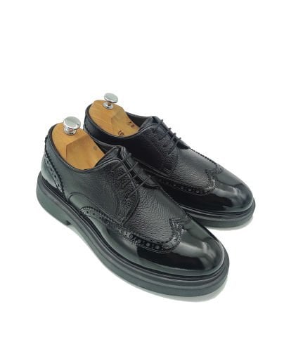 8720 OXFORD YÜKSEK TABANLI BOY UZATAN  AYAKKABI