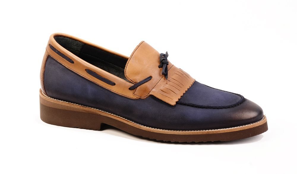 Laci Taba Püsküllü Gizli Topuklu Ayakkabı