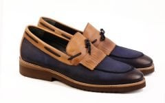 Laci Taba Püsküllü Gizli Topuklu Ayakkabı