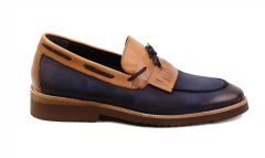 Laci Taba Püsküllü Gizli Topuklu Ayakkabı