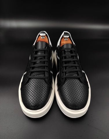 5789  SİYAH GİZLİ TOPUKLU AYAKKABI