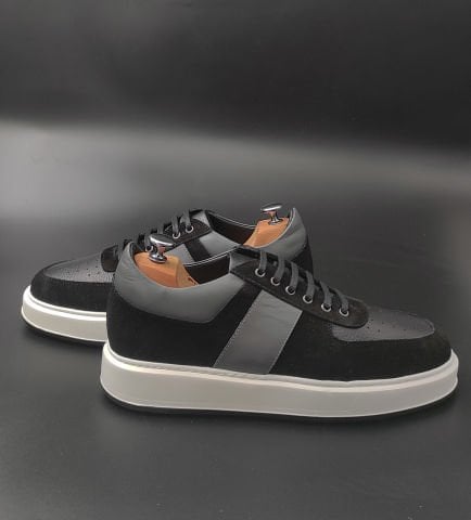 6698 GİZLİ TOPUKLU BOY UZATAN YÜKSEK TABAN SNEAKER AYAKKABI