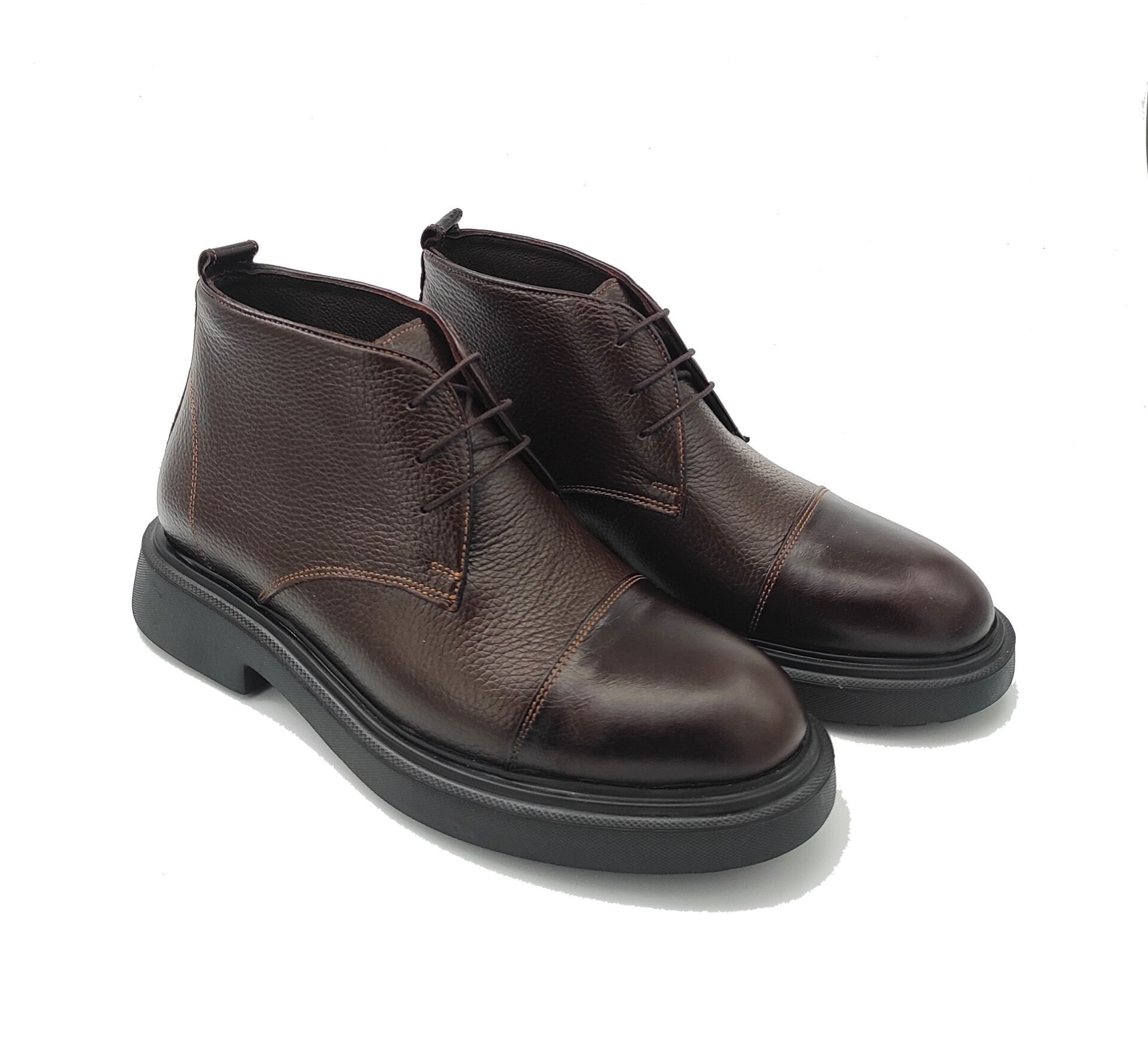 2138 KAHVE YÜKSEK TABANLI GİZLİ TOPUKLU BOT