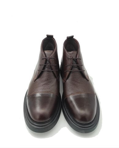 2138 KAHVE YÜKSEK TABANLI GİZLİ TOPUKLU BOT