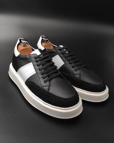 6670 GİZLİ TOPUKLU BOY UZATAN YÜKSEK TABAN SNEAKER AYAKKABI