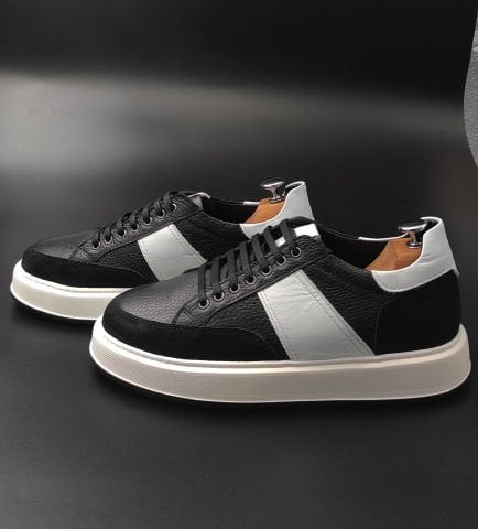 6670 GİZLİ TOPUKLU BOY UZATAN YÜKSEK TABAN SNEAKER AYAKKABI