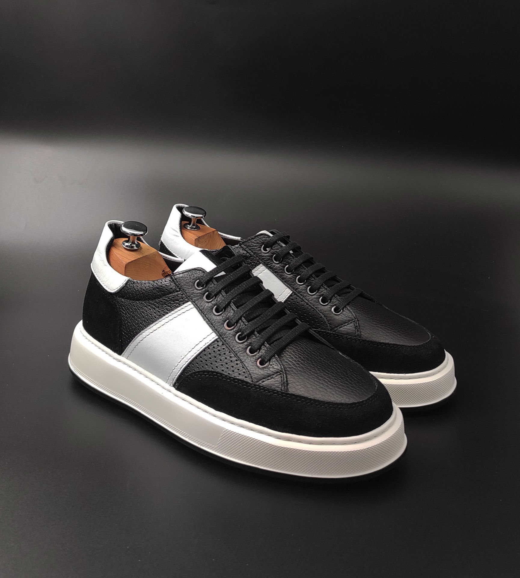 6670 GİZLİ TOPUKLU BOY UZATAN YÜKSEK TABAN SNEAKER AYAKKABI