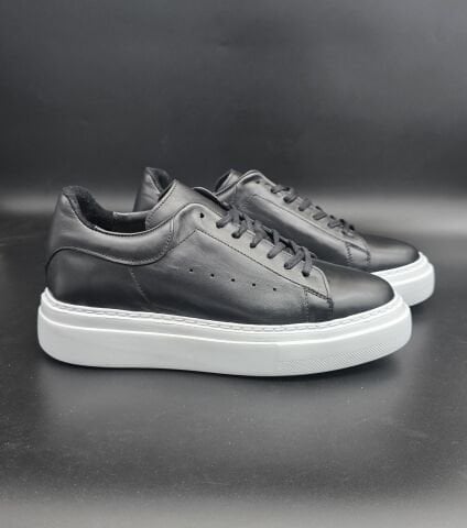 1219 NEW BLACK PREMİUM GİZLİ TOPUK BOY UZATAN AYAKKABI