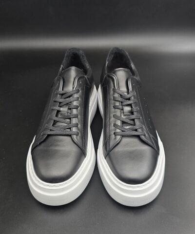1219 NEW BLACK PREMİUM GİZLİ TOPUK BOY UZATAN AYAKKABI
