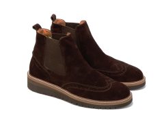 Oxford Süet Kahve Boy Uzatan Bot