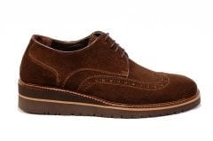 Oxford Süet Gizli Topuklu Spor Ayakkabı