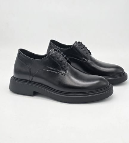 9887 SİYAH GİZLİ TOPUKLU GÜNLÜK AYAKKABI