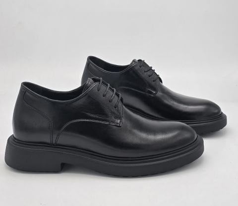 9887 SİYAH GİZLİ TOPUKLU GÜNLÜK AYAKKABI