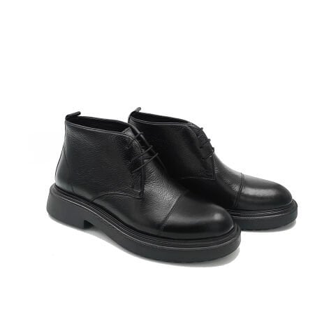 2138 SİYAH YÜKSEK TABANLI GİZLİ TOPUKLU BOT