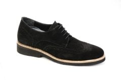Oxford Süet 6764 Eva Ökçeli Boy Uzatan Ayakkabı