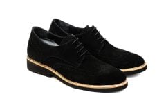 Oxford Süet 6764 Eva Ökçeli Boy Uzatan Ayakkabı