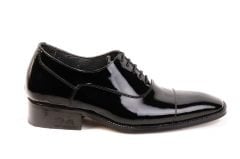 6801 Rugan Maskeretli Gizli Topuklu Damat Ayakkabı