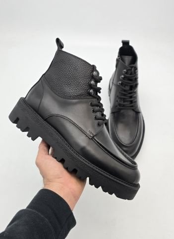 700 SİYAH GİZLİ TOPUKLU BOY UZATAN BOT